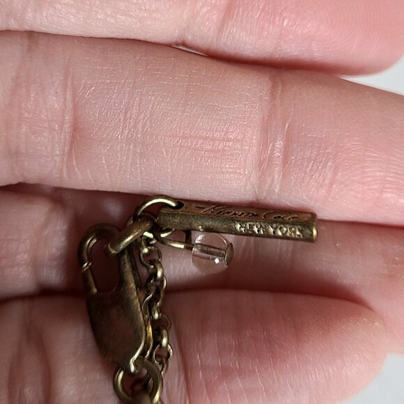 Kenneth Cole brass necklace pendant. - Picture 6 of 7